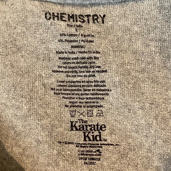 The Karate Kid Mr. Miyagi t-shirt Miyagi-Do Karate Cobra Kai Large unisex Shirt - Picture 4 of 4